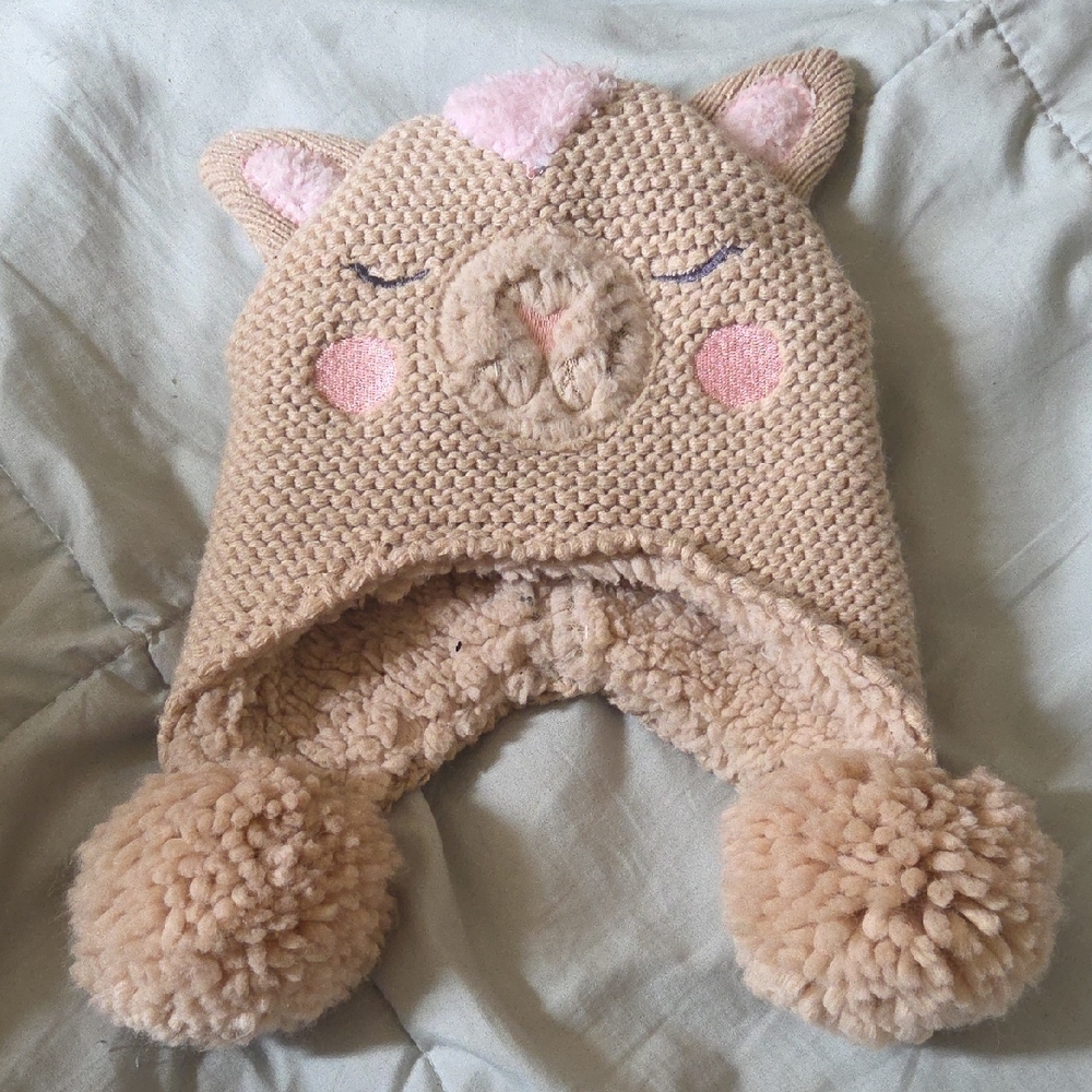 Knit Animal Ear Hat